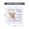 Swanson Christian Products Prayer Cloth Pack of 6 8x8 Prayer Cloths for Anointing Prayer Pocket Prayer Cloths BE Strong & Courageous Prayer Cloth for Christians view 2