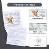 Swanson Christian Products Prayer Cloth Pack of 6 8x8 Prayer Cloths for Anointing Prayer Pocket Prayer Cloths BE Strong & Courageous Prayer Cloth for Christians view 4