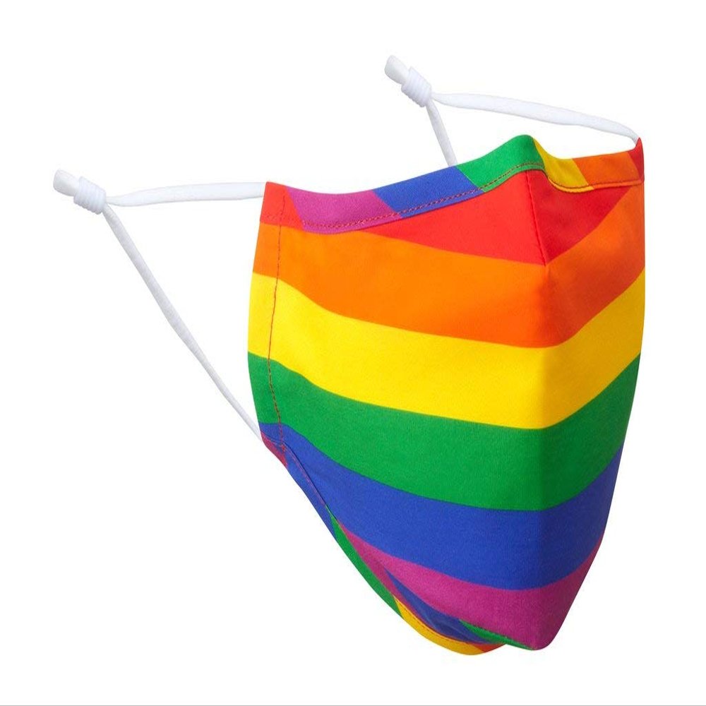 100% Cotton Washable LGBTQ+ Pride Face Mask - Adult
