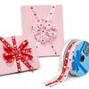 3/8" X 25 Yards Hearts On Narrow Satin Ribbon - Red - Roll 1 view 3