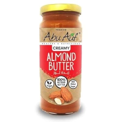 Abu Auf Almond Butter, Smooth and Creamy, 330 gm