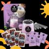 Flavfar Premium Instant Taro Milk Tea Kit with Authentic Brown Sugar Tapioca Boba and Straws | Ready in Just 25 Seconds | Perfect for Home, Parties, and Gift Giving - 5 Servings view 4