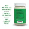 Fatworks, Certified Organic Pork Lard, NON-GMO, USDA 100% Organic for Keto, Paleo Everyday Cooking and Frying, Whole30 Approved, No Preservatives in Glass Jar, 14 OZ view 2