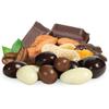 Gourmet Chocolate Bridge Mix Medley by Its Delish, 3 LBS Jumbo Container | Dark, Milk, and White Chocolate Coated Peanuts, Almonds, Raisins, Espresso Beans, Cashews, Macadamia Nuts Candy, Kosher Dairy view 2