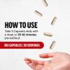 Force Factor L-Arginine Nitric Oxide Supplement with BioPerine to Help Build Muscle and Support Stronger Blood Flow, Circulation, Nutrient Delivery, and Pumps, L-Arginine 3000mg, 3g, 150 Capsules view 4