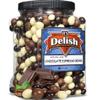 Gourmet Chocolate Covered Espresso Beans Medley by Its Delish, 3 LBS Jumbo Reusable Container  Mix of Dark, Milk & White Chocolate Covered Roasted Coffee Beans | Chocolate Candy Snack | Kosher Dairy view 1