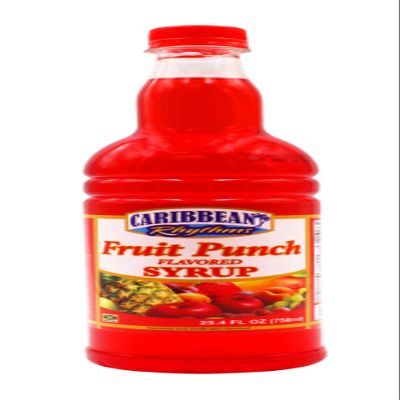 CARIBBEAN RHYTHMS Fruit Punch Syrup, 25.4 Oz