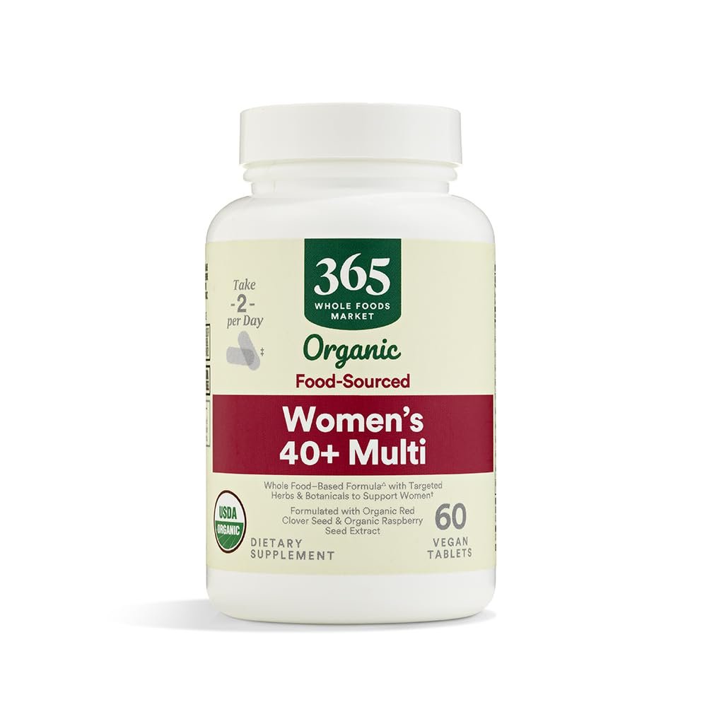 365 by Whole Foods Market, Vitamin Multi Womens 40 Plus Food Cultured, 60 Count