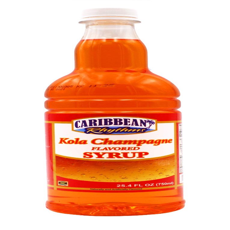 CARIBBEAN RHYTHMS Kola Champagne Syrup, 25.4 Oz