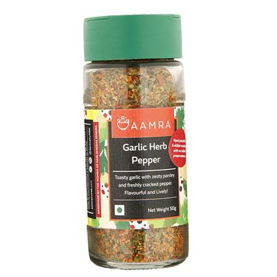 Aamra - Garlic Herb Pepper - 50 gm