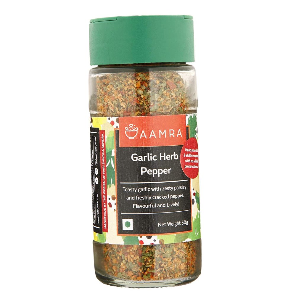 Aamra - Garlic Herb Pepper - 50 gm