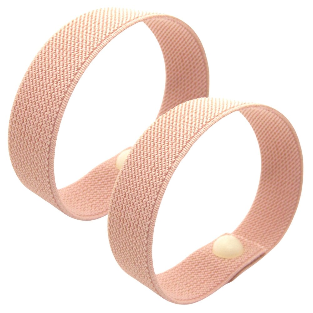AcuBracelet AcuBalance Motion Sickness Bracelets  Comfortable Waterproof Acupressure Band for Natural Nausea Relief, Ideal for Travel (Pair), Pink (Large 8)