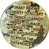 10 Month AA Medallion Reflex Camo Gold Plated Camouflage Color Chip view 2