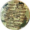 10 Month AA Medallion Reflex Camo Gold Plated Camouflage Color Chip view 4