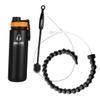 Giraffe Bottle Tower Hands Free Drinking System, Insulated Stainless Steel Bottle (length 15 in / 38 cm) view 2