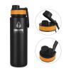 Giraffe Bottle Tower Hands Free Drinking System, Insulated Stainless Steel Bottle (length 15 in / 38 cm) view 4