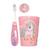 Lily's Home Kids Flashing Timer Toothbrush Kids with Soft Bristles, Rising Cup & Cover - Fun 2-Min Light-Up Brushing for Children - Toddler Soft Toothbrush Kit (Unicorn) view 2