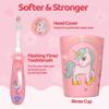 Lily's Home Kids Flashing Timer Toothbrush Kids with Soft Bristles, Rising Cup & Cover - Fun 2-Min Light-Up Brushing for Children - Toddler Soft Toothbrush Kit (Unicorn) view 4