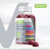 Viteey Multivitamin Gummies 8 in 1 Immune Support Supplement with Probiotics - Immune Boosters for Adults & Teens - Vegetarian, Gelatin Free, GMO Free - Chewable Berry Flavored Pectin Immune Defense view 2