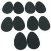 10 Paris Anti-Slip Shoes Heel Sole Grip Protector Pads Non-Slip Cushion Adhesive Grips Sole Stick Protector-Adhesive High-Heeled Shoe (Black) view 3