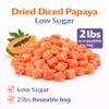 Anna and Sarah Dried Diced Papaya Low Sugar in Resealable Bag, 2lbs view 4