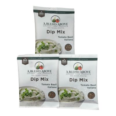 A Blend Above Tomato Basil Italiano Dip Mix, 1 oz, (3 Pack)