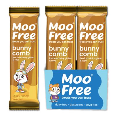 Moo Free Mini Bar - Bunnycomb 20g - 20 Pack