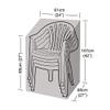 Bikain Funda impermeable ideal para sillas de 107 x 61 x 68 cm. view 2