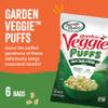 Sensible Portions Veggie Puffs, Sour Cream & Onion Flavor, Gluten-Free Chips, 3.75 Ounce Bag, 6-Pack view 2