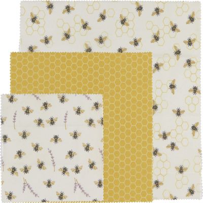 DANICA NOW DESIGNS Bees Beeswax Wrap, 3 CT