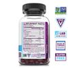 Zhou Gut Guru - Gut Health Gummies for Men and Women, Prebiotic and Probiotic Fiber Supplement for Digestion and Gut Health Support, Gluten Free, Non-GMO - 60 Vegan Gummies view 2