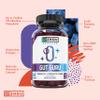 Zhou Gut Guru - Gut Health Gummies for Men and Women, Prebiotic and Probiotic Fiber Supplement for Digestion and Gut Health Support, Gluten Free, Non-GMO - 60 Vegan Gummies view 4