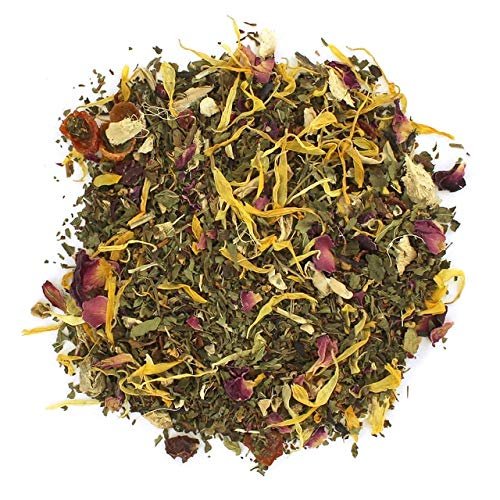 Ayurvedic Total Body Wellness Loose Leaf Herbal Tea Pouches - 16oz | Ayurvedic Inspired Blend of Herbs and Flowers | Comforting Botanical Tea for Balance and Daily Well Being