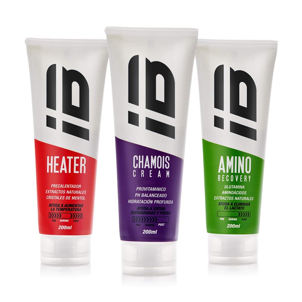 IB Performance KIT 3 INBIKE Creams (Heater + Amino + Chamois FEM Purple)