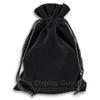 12-Pack heavyweight Velvet Gift Bags w/Drawstring - XLarge (Black 8x10) - garment pouches for Party Favor, Goodie by The Display Guys view 2