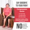 Celeste Stein Therapeutic Graduated Compression Socks, Fall Paisley Brown, 8-15 mmHg Queen Plus Calf view 2