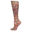 Red Moby Celeste-Stein-CMPS-2-2004 Womens 15-20 mmHg Compression Sock - Christmas Celebration view 1