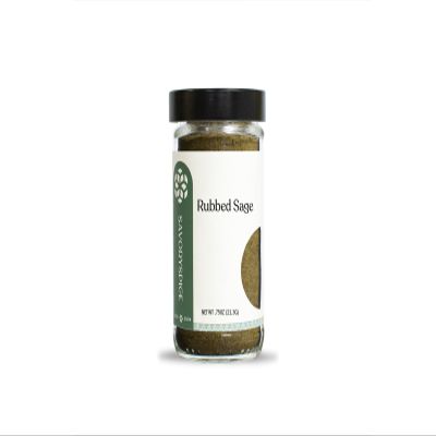 Savory Spice Rubbed Sage (0.75 oz) - Dried Sage Leaves Seasoning for Sausage, Dressings, Sauces, Soups, Stuffing