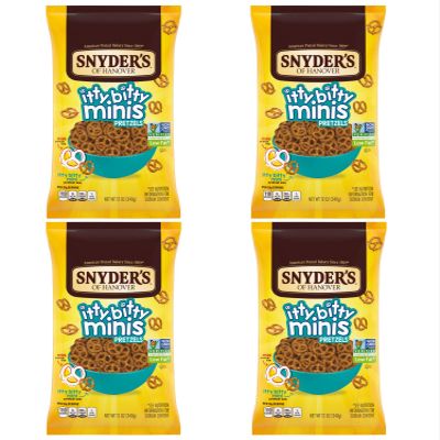 Snyder's Itty Bitty Mini Pretzels 12oz (4 bags)