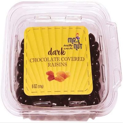 Mr.Nut Dark Chocolate Covered Raisins - 1 Pack