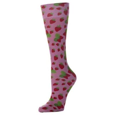 Red Moby Celeste-Stein-CMPS-2-2225 Womens 15-20 mmHg Compression Sock - Strawberry Jam