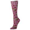 Red Moby Celeste-Stein-CMPS-2-2225 Womens 15-20 mmHg Compression Sock - Strawberry Jam view 1