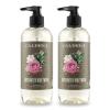 Caldrea Hand Wash Soap, Aloe Vera Gel, Olive Oil and Essential Oils to Cleanse and Condition, Rosewater Driftwood, 10.8 oz, 2 Pack view 1
