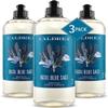 Caldrea Dish Soap, Biodegradable Dishwashing Liquid made with Soap Bark and Aloe Vera, Basil Blue Sage Scent, 16 oz , 3 Pack view 1