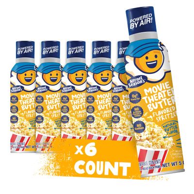 Kernel Season's Movie Theater Butter Spritzer, 5 Ounce (Pack of 6)
