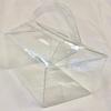 Durapak Supplies 50 PCS 4-1/2 x 3 x 3-3/4" Clear APET Food Safe Handbag/Gable Shaped Box with Arc Handle view 3
