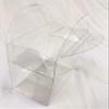 Durapak Supplies 50 PCS 4-1/2 x 3 x 3-3/4" Clear APET Food Safe Handbag/Gable Shaped Box with Arc Handle view 4