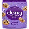 Dang Thai Rice Chips | Gluten Free, Soy Free & Preservative Free Rice Crisps, Healthy Snacks Made with Whole Foods (Toasted Sesame, 3.5 Ounce (Pack of 6)) view 1