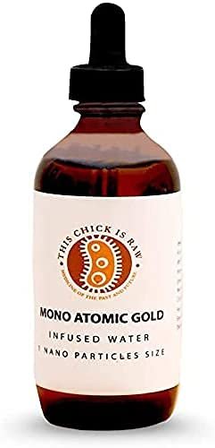 Monatomic Gold Supplement Colloidal Nano-Particle Ormus Blend for Daily Balance & Focus (4oz) | by This Chick Is Raw