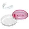 2 Pack Mouth Guard Teeth Aligners Retainer Case (Pink) view 1